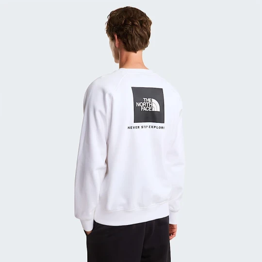 Zdjęcie produktu The North Face Męska Bluza Z Rękawami Raglanowymi Nse Box Tnf White Rozmiar XXL male