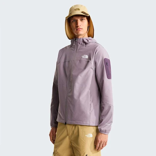 Zdjęcie produktu The North Face Męska Kurtka Hybrydowa Z Kapturem I Zamkiem Na Całej Długości Tek Approach Transcendent Grey Rozmiar L male