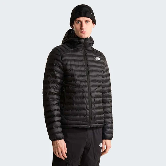 Zdjęcie produktu The North Face Męska Kurtka Z Kapturem I Ociepliną Syntetyczną Huila Tnf Black-asphalt Grey-npf Rozmiar S male