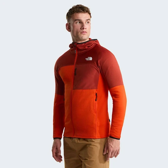 Zdjęcie produktu The North Face Męska Kurtka Z Kapturem Stormgap Power Grid™ Lava Red-iron Clay Rozmiar L male