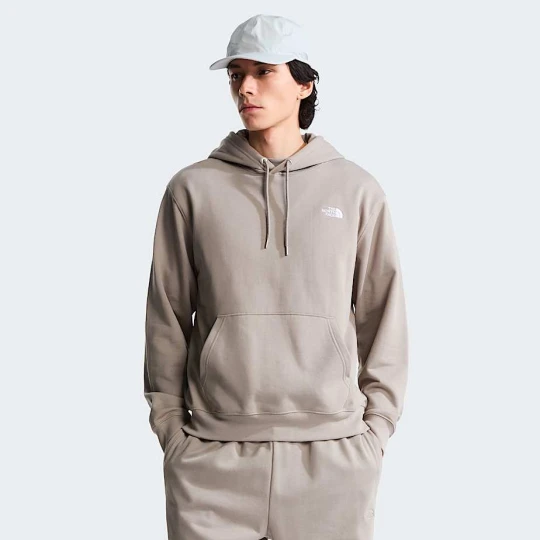 Zdjęcie produktu The North Face Męska Luźna Bluza Z Kapturem Tnf™ Essential Terry Simple Dome Stone Slab Rozmiar XS male