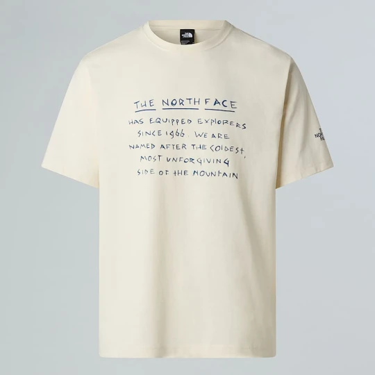 Zdjęcie produktu The North Face Męski Luźny T-shirt Tnf Origin White Dune-mineral Ink Rozmiar XXL male