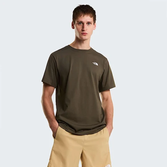 Zdjęcie produktu The North Face Męski T-shirt O Regularnym Kroju Evolution Simple Dome New Taupe Green Rozmiar XS male