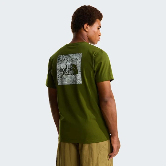 Zdjęcie produktu The North Face Męski T-shirt O Regularnym Kroju Nse Box Woodland Green Rozmiar L male