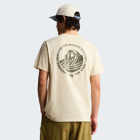 Zdjęcie produktu The North Face Męski T-shirt Z Grafiką O Regularnym Kroju Monte Desert Stone Rozmiar XS male