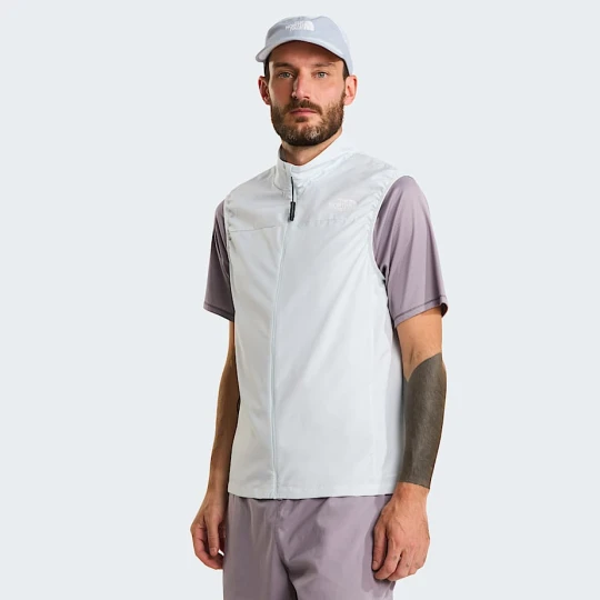 Zdjęcie produktu The North Face Męski Wiatroodporny Bezrękawnik Fontanales Pearl Stone Rozmiar S male