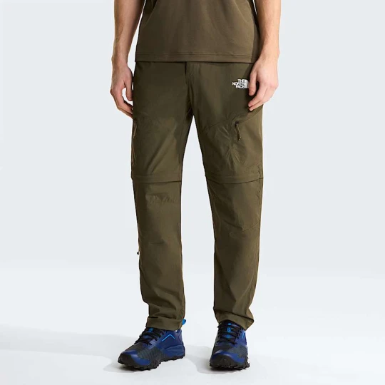 Zdjęcie produktu The North Face Męskie Przekształcalne Spodnie O Regularnym Zwężanym Kroju Exploration New Taupe Green Rozmiar male