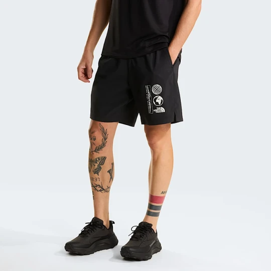 Zdjęcie produktu The North Face Męskie Szorty 18 Cm Z Grafiką 24 / 7 Tnf Black Rozmiar male