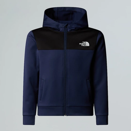 Zdjęcie produktu The North Face Młodzieżowa Bluza Z Kapturem I Zamkiem Na Całej Długości Reaxion Summit Navy Rozmiar S male