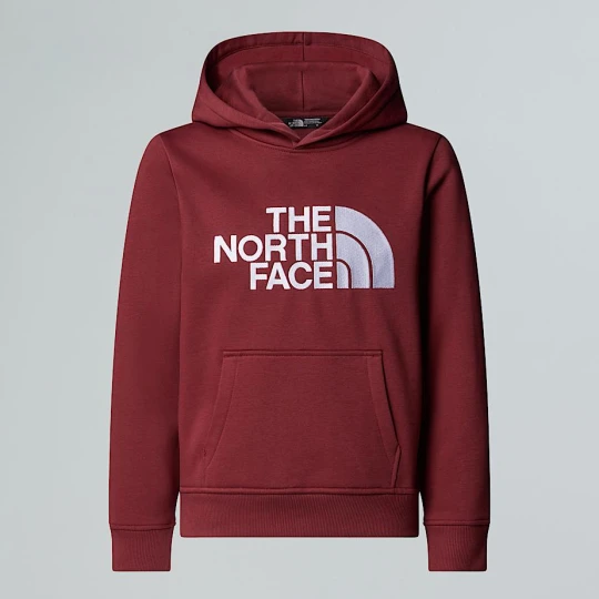 Zdjęcie produktu The North Face Młodzieżowa Bluza Z Kapturem Wkładana Przez Głowę Drew Peak Tnf Light Grey Heather Rozmiar M male