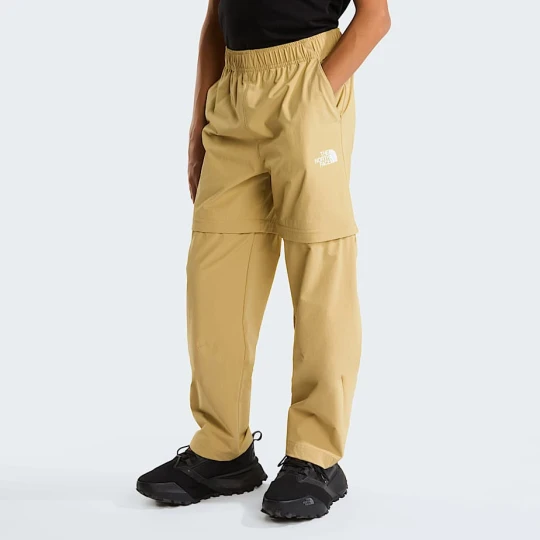 Zdjęcie produktu The North Face Młodzieżowe Lekkie Przekształcalne Spodnie Turystyczne Khaki Stone Rozmiar male