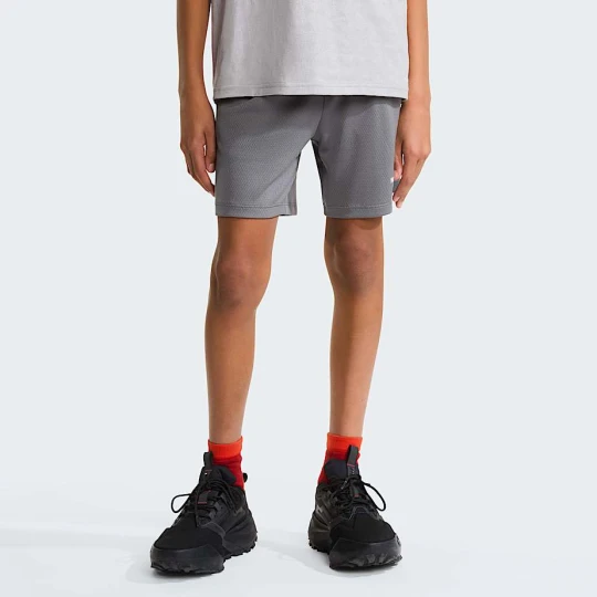 Zdjęcie produktu The North Face Młodzieżowe Szorty Z Dzianiny Poliestrowej Smoked Pearl Rozmiar male