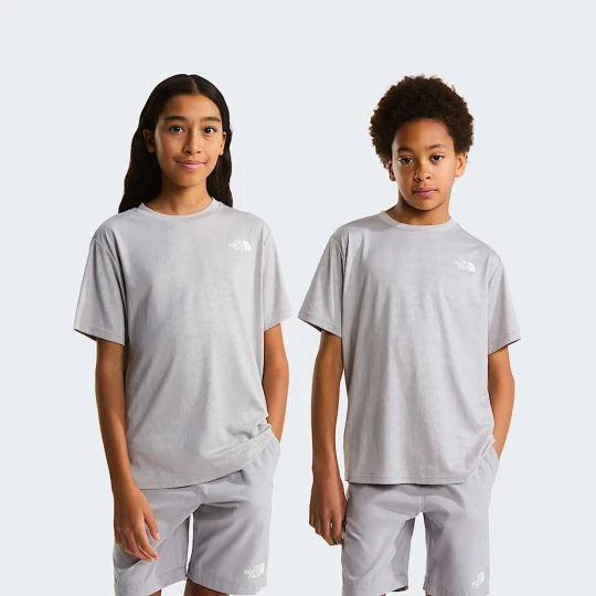 Zdjęcie produktu The North Face Młodzieżowy T-shirt Z Wytłaczanym Wzorem 24 / 7 Pentadome Meld Grey Rozmiar L male