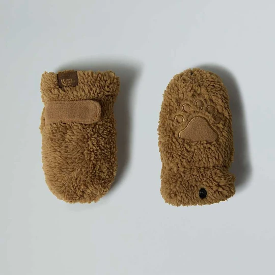 Zdjęcie produktu The North Face Niemowlęce Rękawiczki Z Jednym Palcem Bear Teddy Brown Rozmiar 0-12 miesiecy unisex