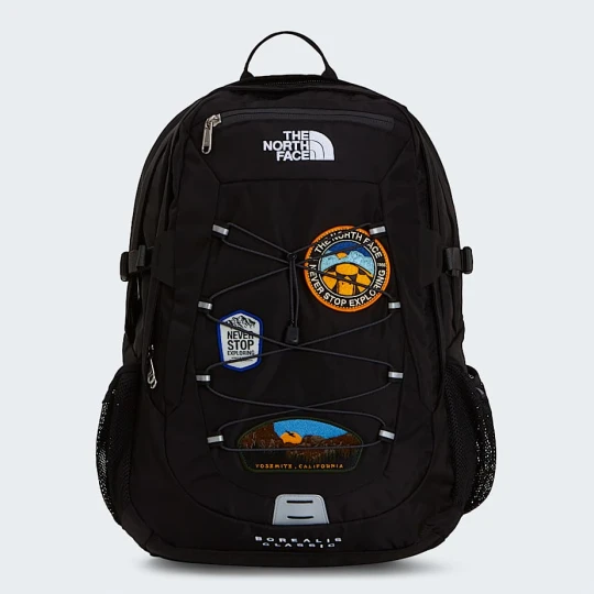 Zdjęcie produktu The North Face Plecak Z Naszywkami Borealis Classic Tnf Black-asphalt Grey-patch Rozmiar Rozmiar uniwersalny male