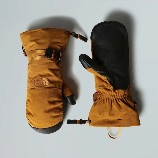 Zdjęcie produktu The North Face Skórzane Wodoodporne Rękawice Z Jednym Palcem Montana Timber Tan-timber Tan Heather Rozmiar M male