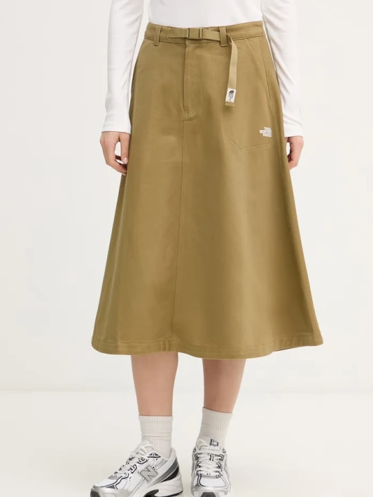 Zdjęcie produktu The North Face spódnica jeansowa Twill zielony