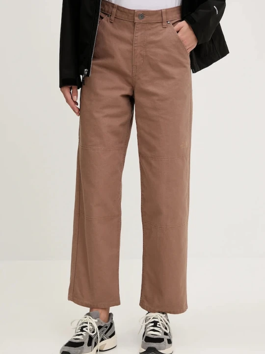 Zdjęcie produktu The North Face spodnie bawełniane Cedar Canvas Work brązowy