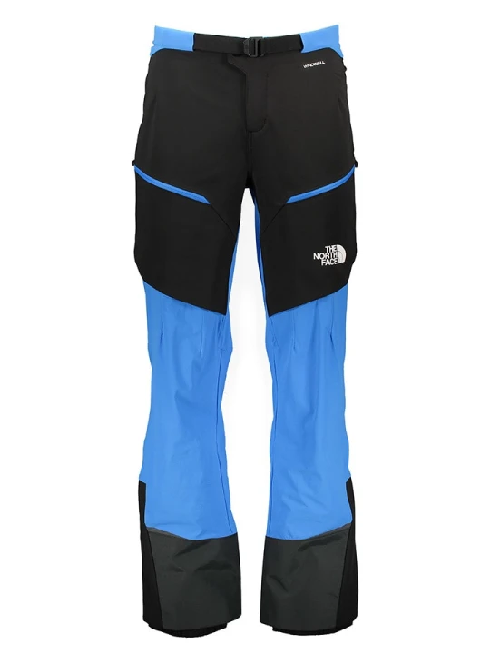 Zdjęcie produktu The North Face Spodnie narciarskie "Dawn Turn" w kolorze niebiesko-czarnym rozmiar: XL