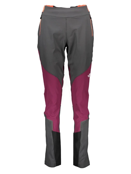 Zdjęcie produktu The North Face Spodnie narciarskie "Dawn Turn" w kolorze szaro-fioletowym rozmiar: 32