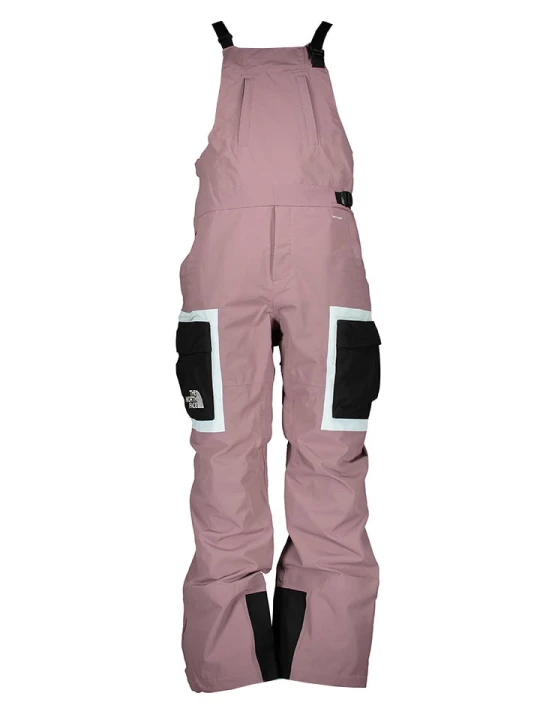 Zdjęcie produktu The North Face Spodnie narciarskie "Dragline" w kolorze jasnoróżowo-czarnym rozmiar: S