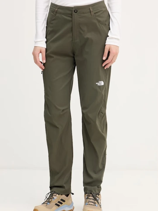 Zdjęcie produktu The North Face spodnie trekkingowe damskie EXPLORATION zielony