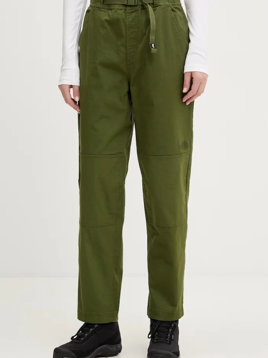 Zdjęcie produktu The North Face spodnie trekkingowe damskie z bawełną BETA UTILITY BELTED zielony