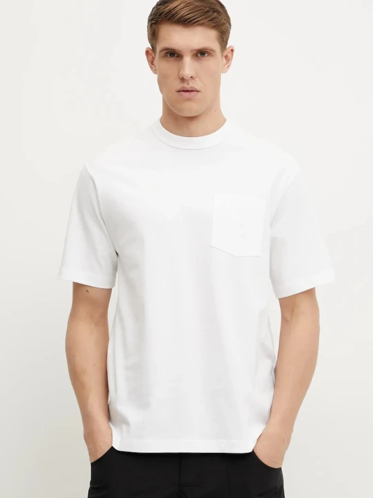 Zdjęcie produktu The North Face t-shirt bawełniany Dome Relaxed biały