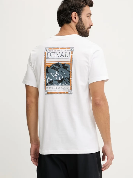 Zdjęcie produktu The North Face t-shirt bawełniany GRAPHIC biały