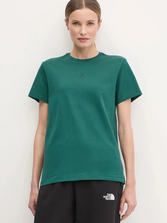 Zdjęcie produktu The North Face t-shirt bawełniany Relaxed zielony