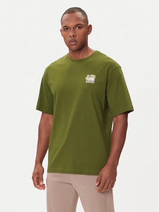 Zdjęcie produktu The North Face T-Shirt Connect NF0A8EGW Zielony Relaxed Fit