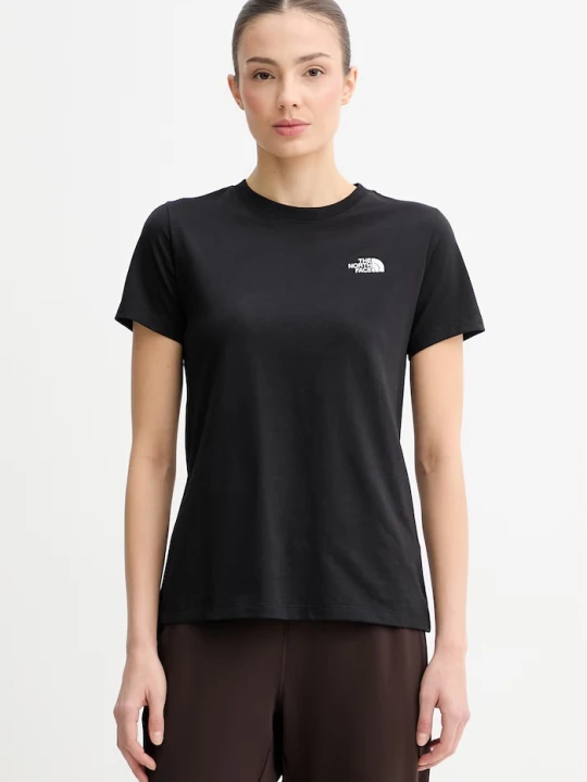 Zdjęcie produktu The North Face t-shirt damski z bawełną EVOLUTION czarny