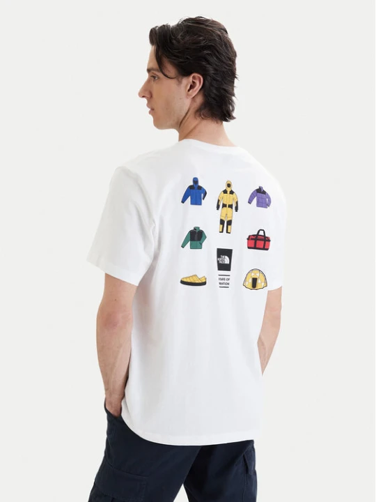 Zdjęcie produktu The North Face T-Shirt Icon Celebration NF0A8GAS Biały Regular Fit