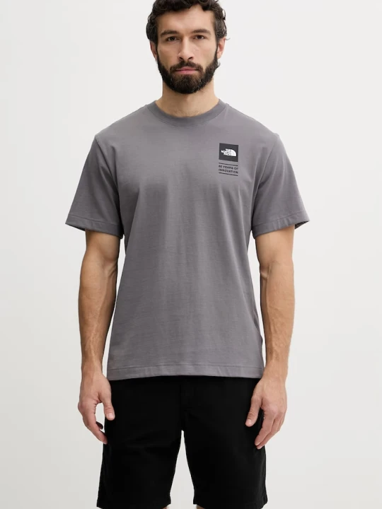 Zdjęcie produktu The North Face t-shirt męski bawełniany CELEBRATION szary