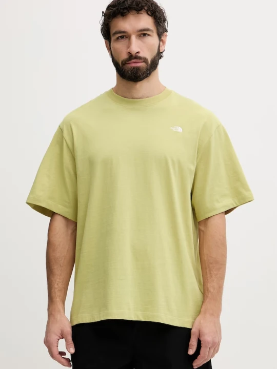Zdjęcie produktu The North Face T-shirt męski bawełniany Essential Simple Dome zielony