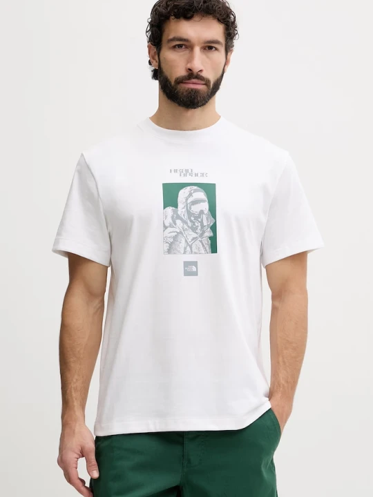 Zdjęcie produktu The North Face t-shirt męski bawełniany EXPLORER RELAXED biały