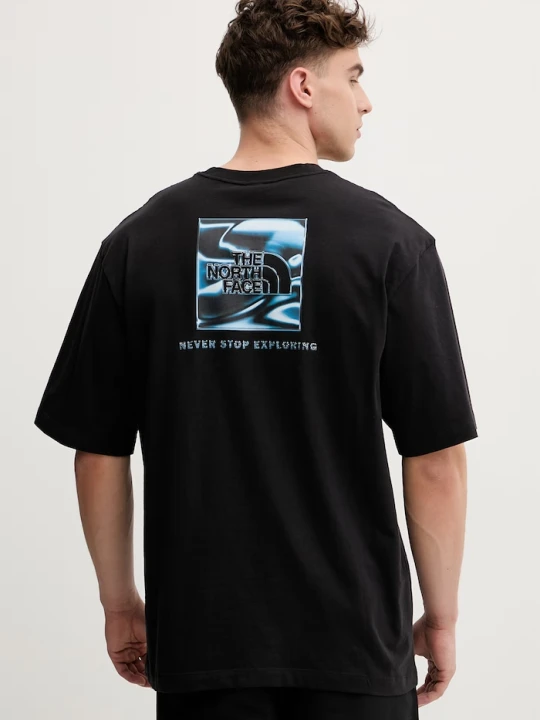 Zdjęcie produktu The North Face T-shirt męski bawełniany Liquid czarny