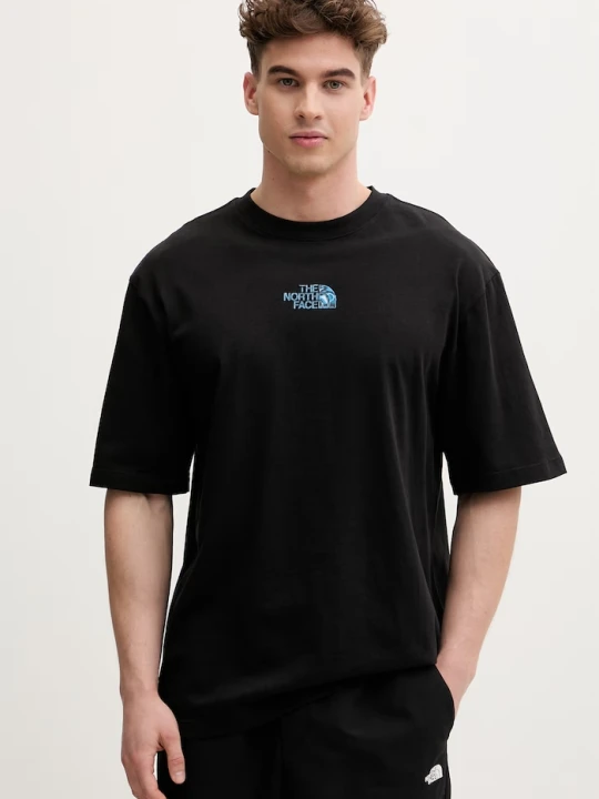 Zdjęcie produktu The North Face T-shirt męski bawełniany LIQUID LOGO czarny