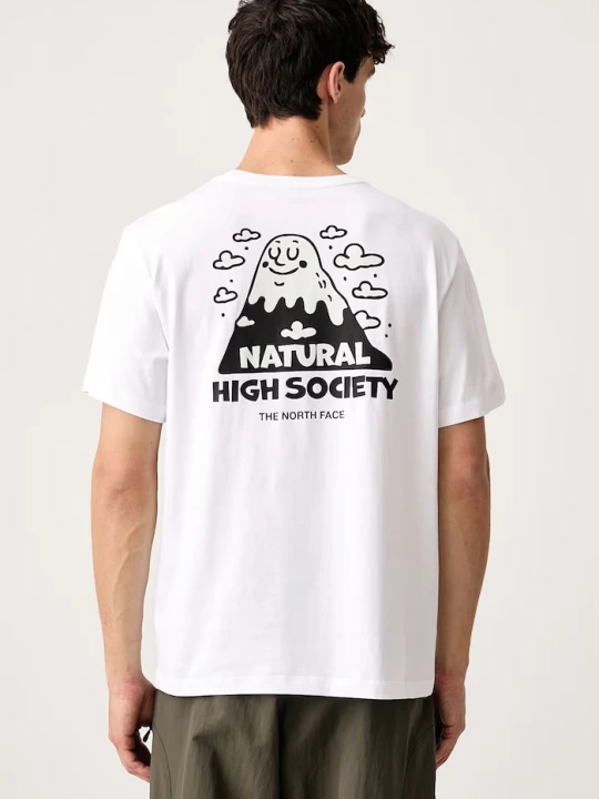 Zdjęcie produktu The North Face T-shirt męski bawełniany Natural Relaxed biały