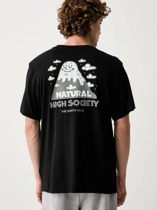 Zdjęcie produktu The North Face T-shirt męski bawełniany Natural Relaxed czarny