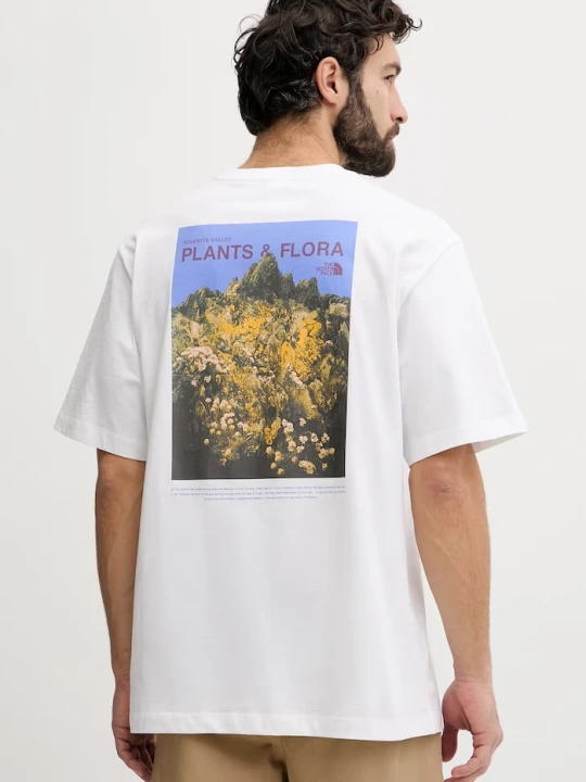 Zdjęcie produktu The North Face T-shirt męski bawełniany PLANT & FLORA biały