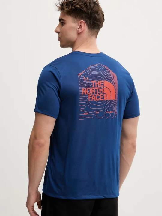 Zdjęcie produktu The North Face t-shirt męski BITMAP granatowy
