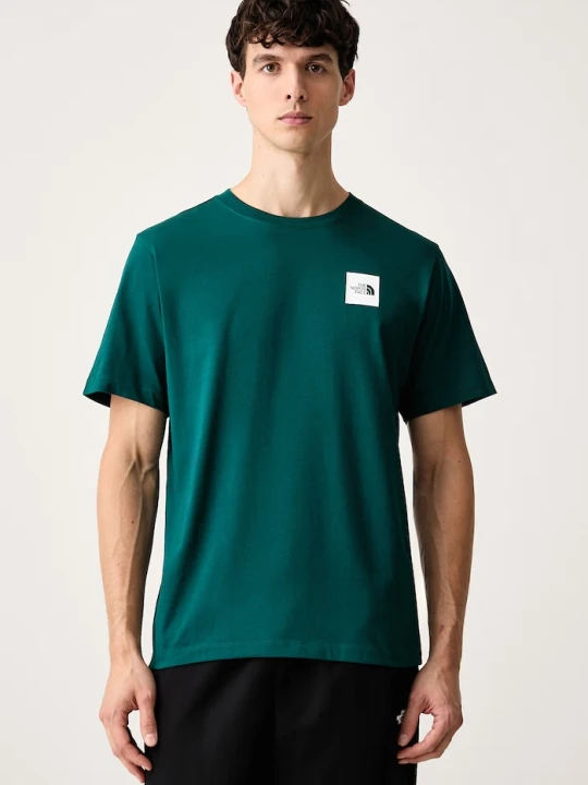 Zdjęcie produktu The North Face T-shirt męski z bawełną Evolution zielony