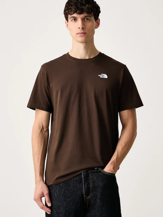 Zdjęcie produktu The North Face T-shirt męski z bawełną Simple Dome brązowy