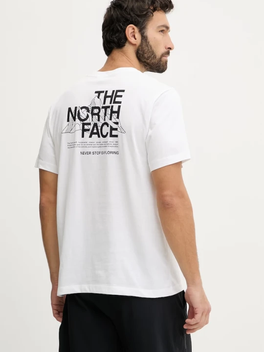 Zdjęcie produktu The North Face t-shirt MOUNTAIN biały