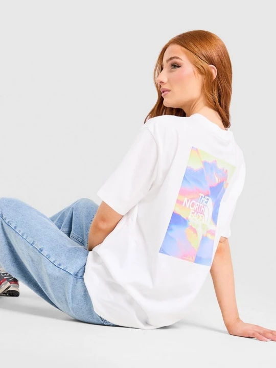 Zdjęcie produktu The North Face T-Shirt Oversize Mountain Prism biały