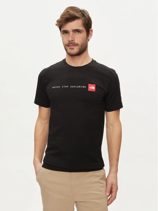Zdjęcie produktu The North Face T-Shirt Never Stop NF0A87NS Czarny Regular Fit