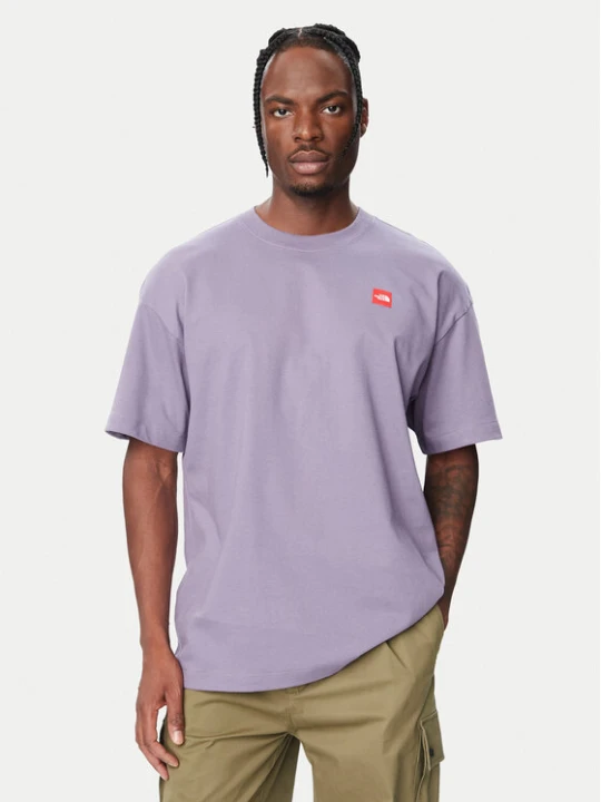 Zdjęcie produktu The North Face T-Shirt Red Box NF0A8EG5NNK1 Fioletowy jasny Relaxed Fit