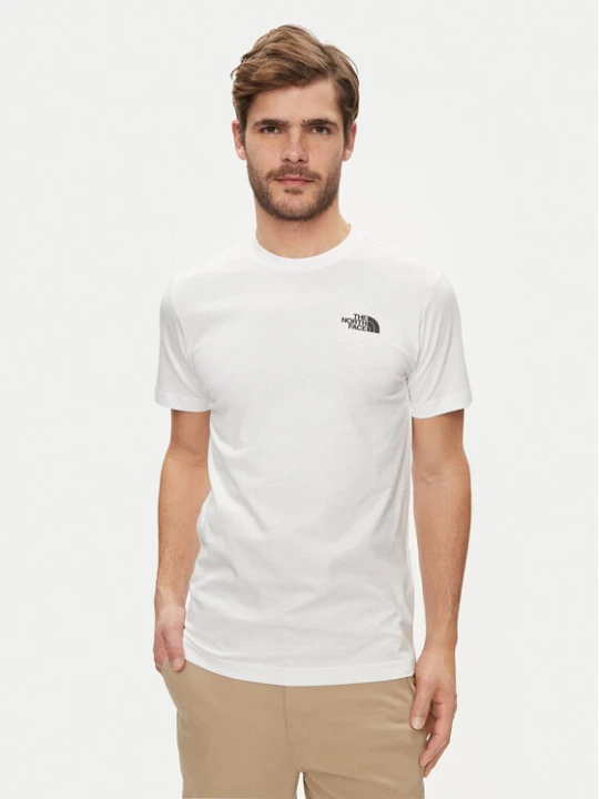 Zdjęcie produktu The North Face T-Shirt Redbox NF0A87NP Biały Regular Fit