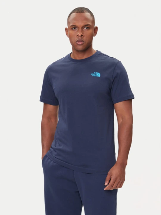 Zdjęcie produktu The North Face T-Shirt Redbox NF0A87NP Granatowy Regular Fit